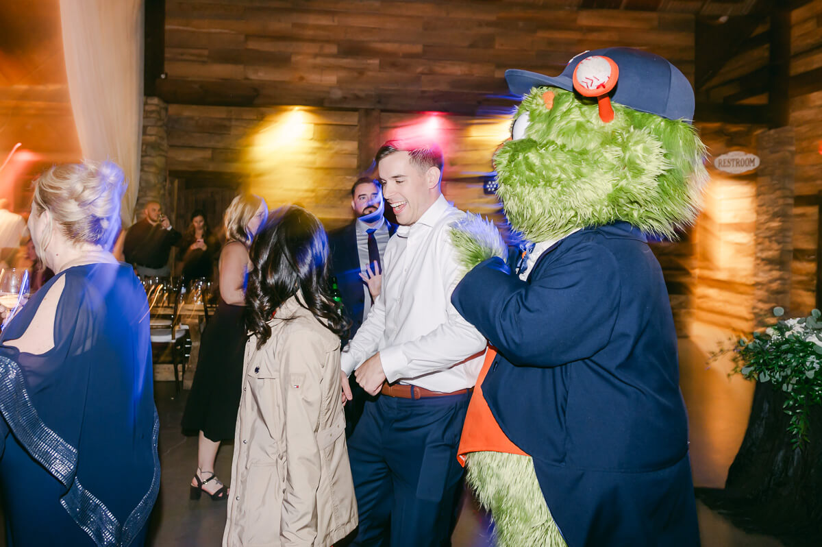 astros orbit at wedding