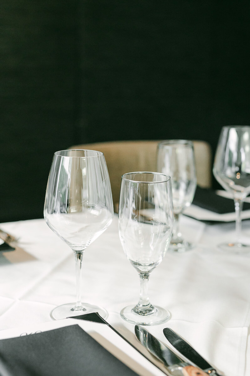 intimate wedding reception at Mastro’s Steakhouse 
