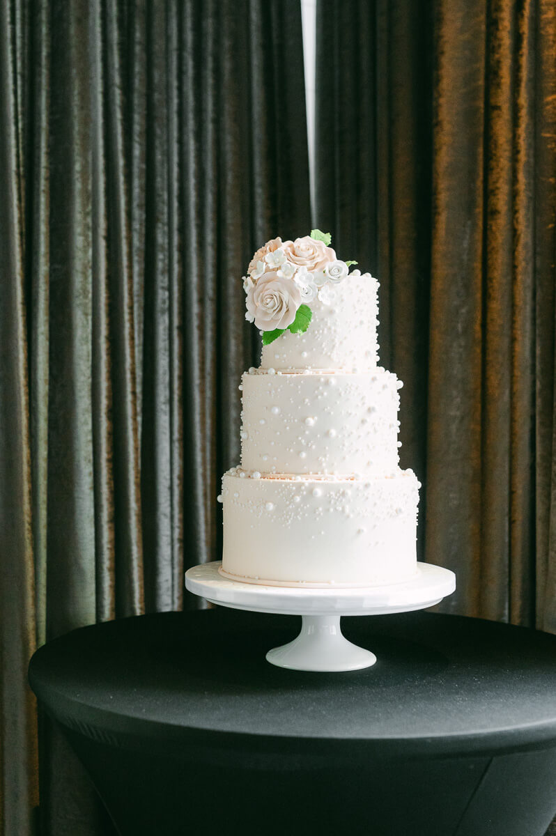 intimate wedding reception at Mastro’s Steakhouse 