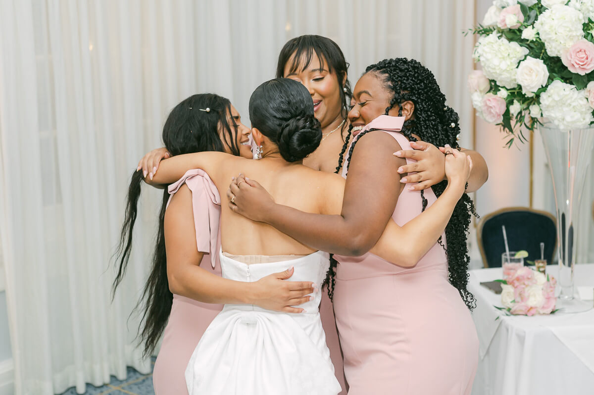 Galveston wedding reception by Houston wedding photographer