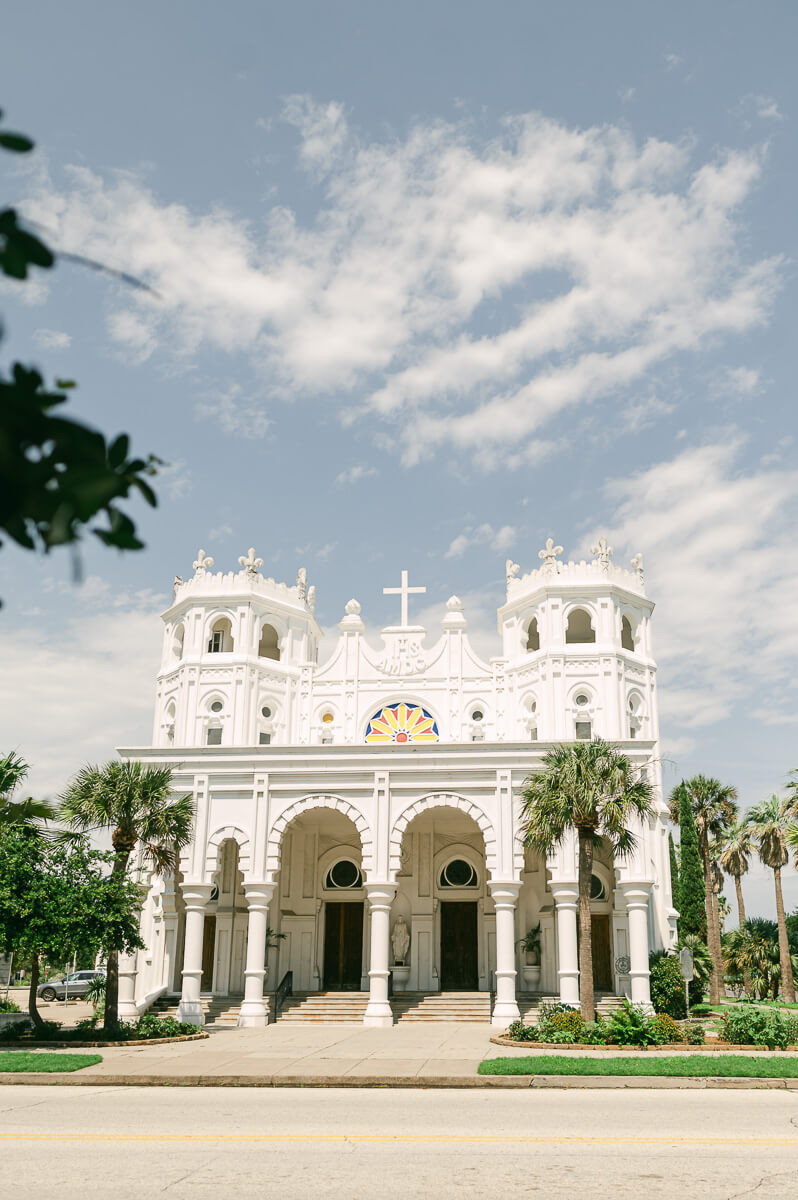 Galveston church wedding ceremony