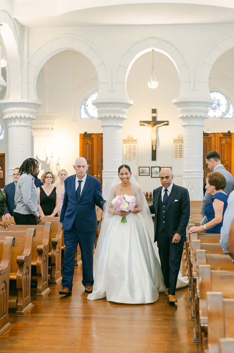 Galveston church wedding ceremony