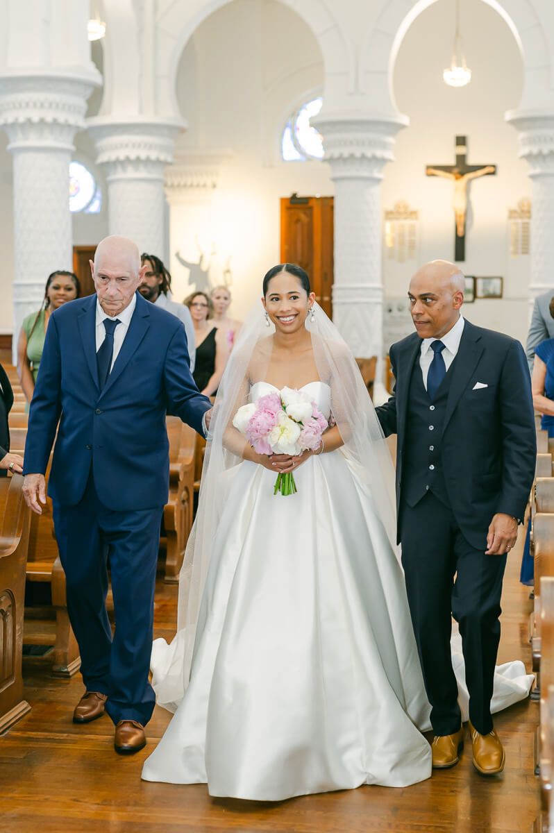 Galveston church wedding ceremony