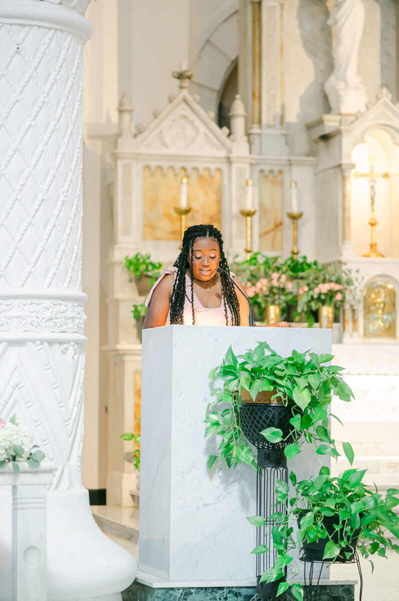 Galveston church wedding ceremony