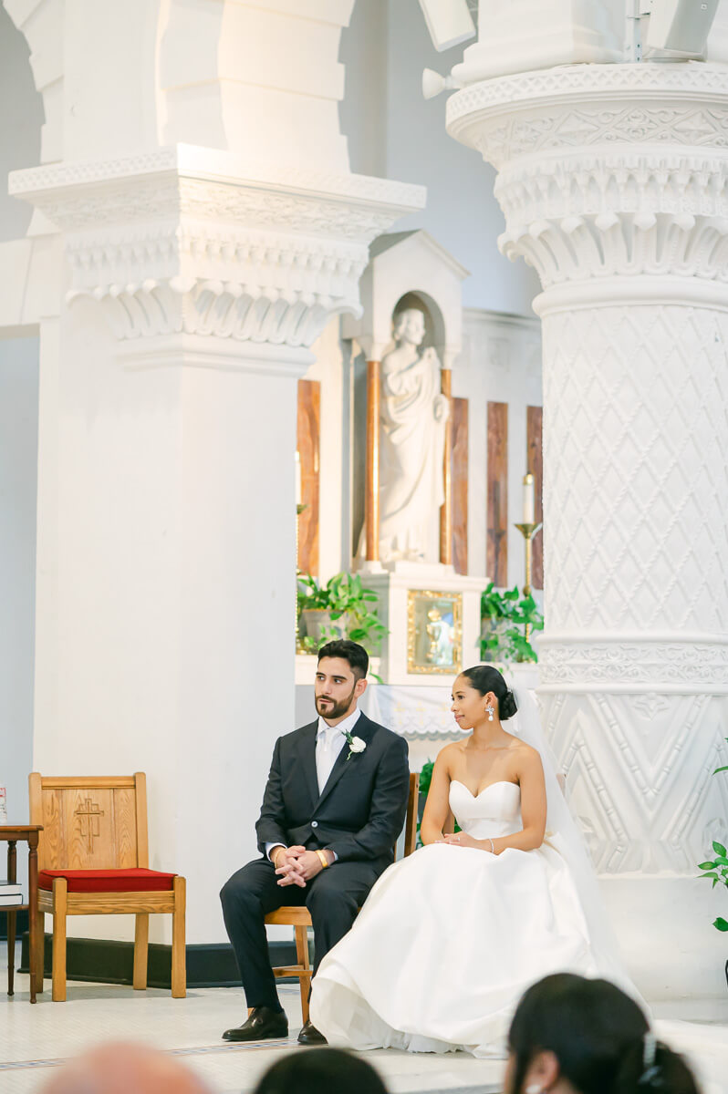 Galveston church wedding ceremony