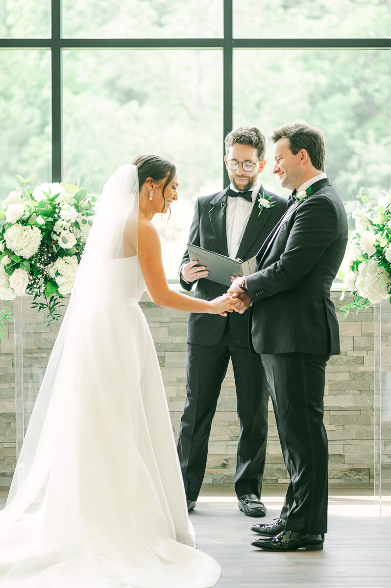 wedding ceremony by Conroe wedding photographer