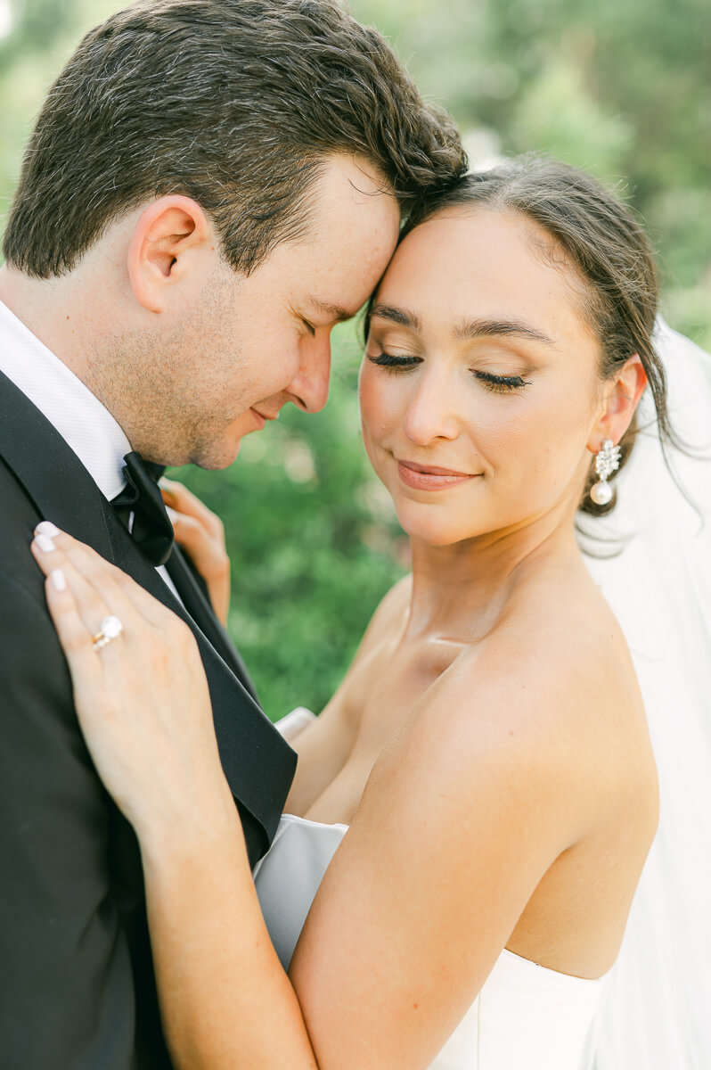 bride and groom at their Grand Pines Reserve wedding