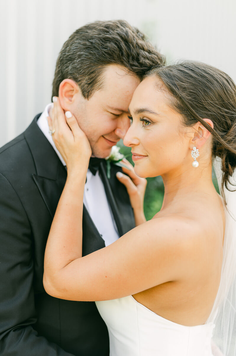 bride and groom at their Grand Pines Reserve wedding