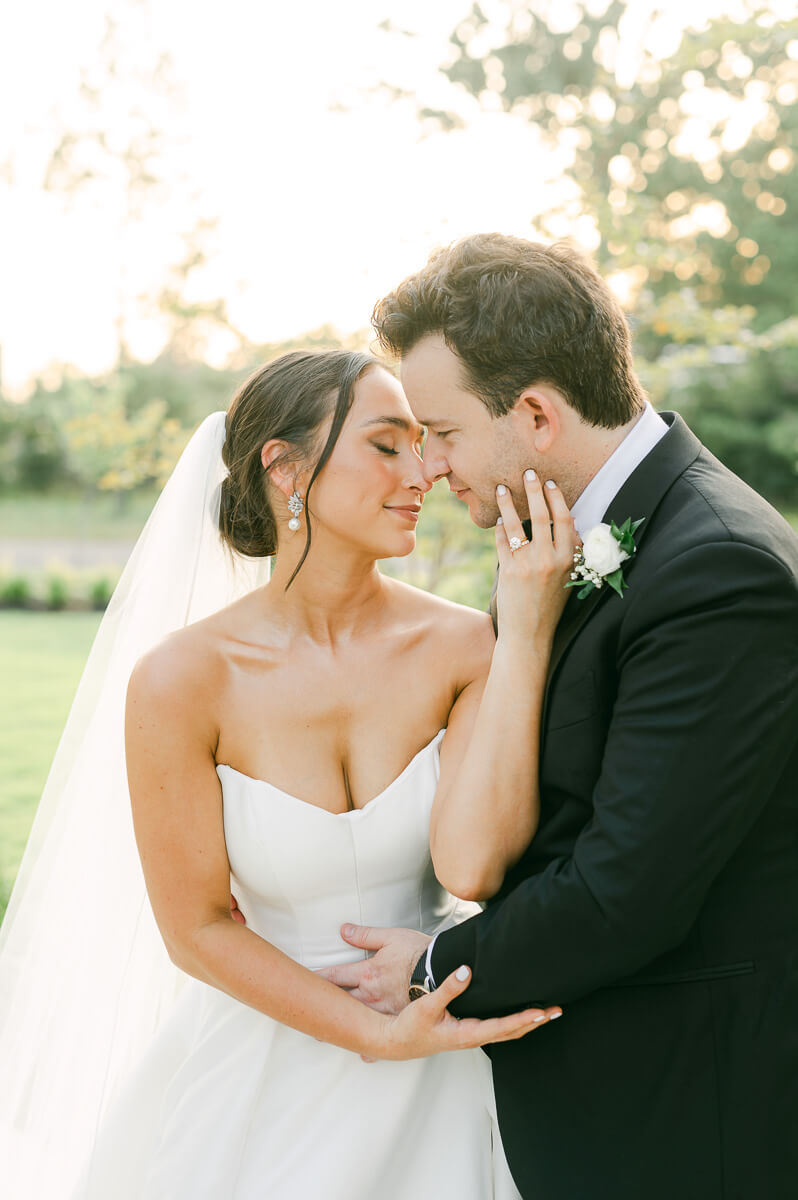 bride and groom at their Grand Pines Reserve wedding