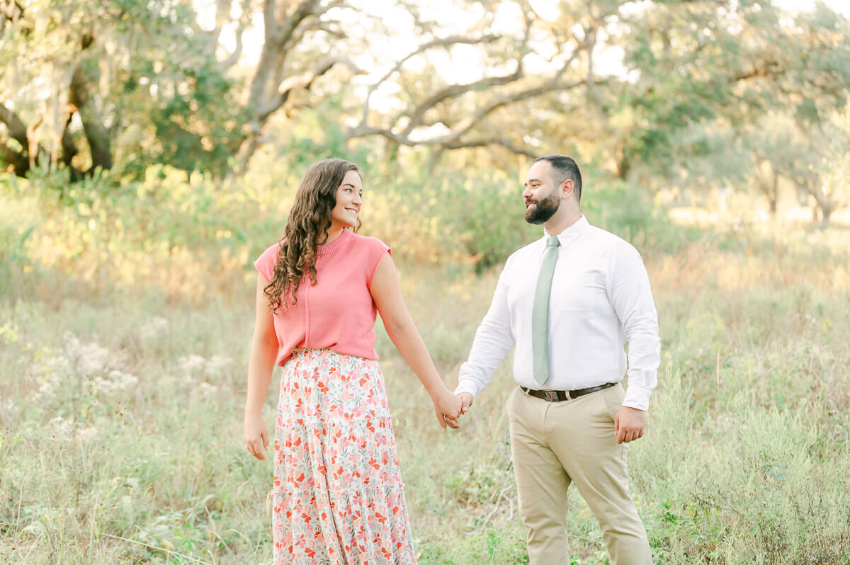 engagement session at brazos bend by houston wedding photographer 