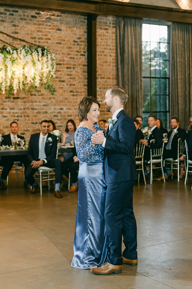 mother son dance photographed by Montgomery wedding photographer 