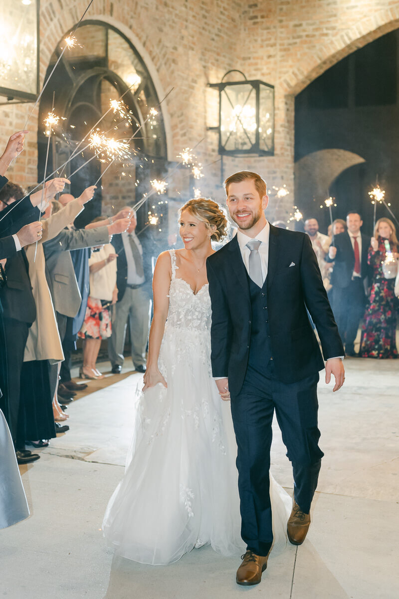 Iron Manor wedding exit