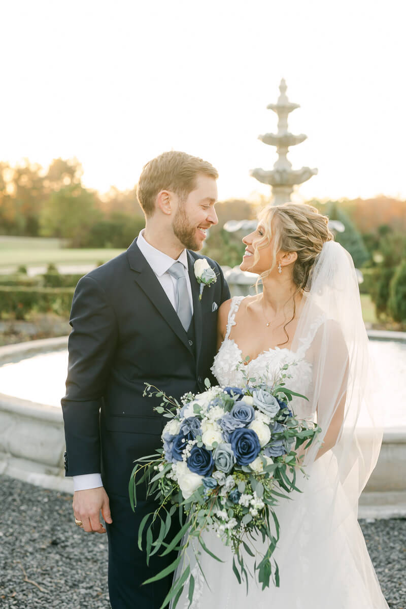 romantic wedding photography by Houston wedding photographer