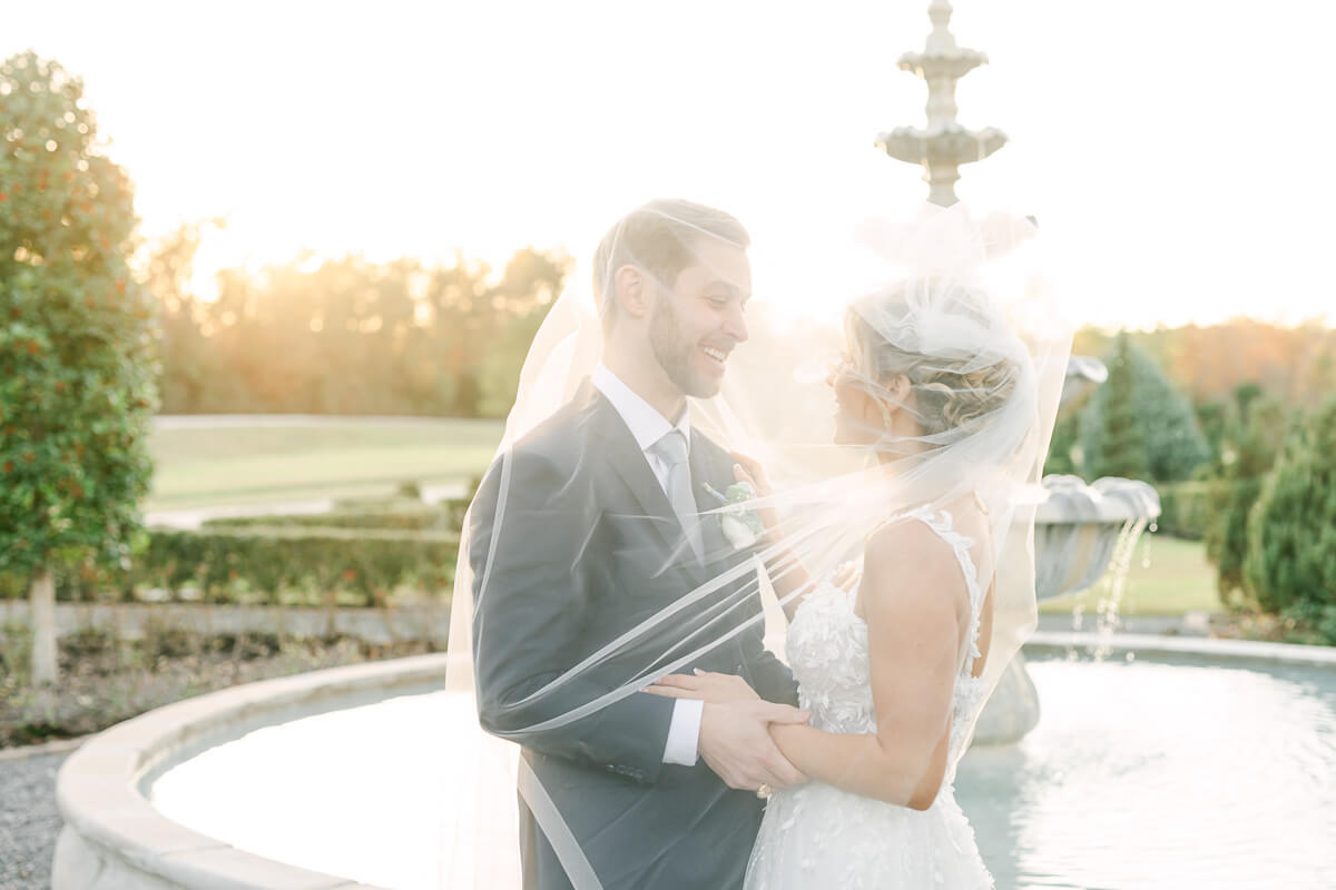 romantic wedding photography by Houston wedding photographer