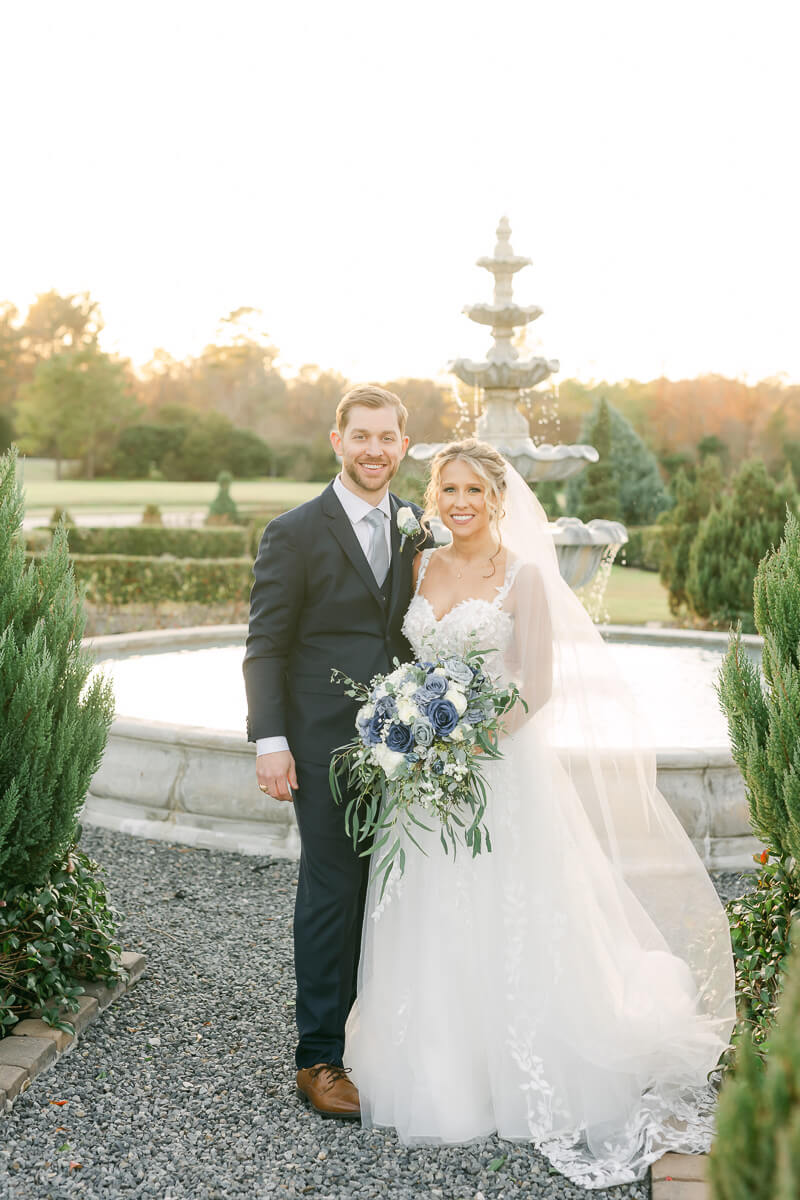 romantic wedding photography by Houston wedding photographer