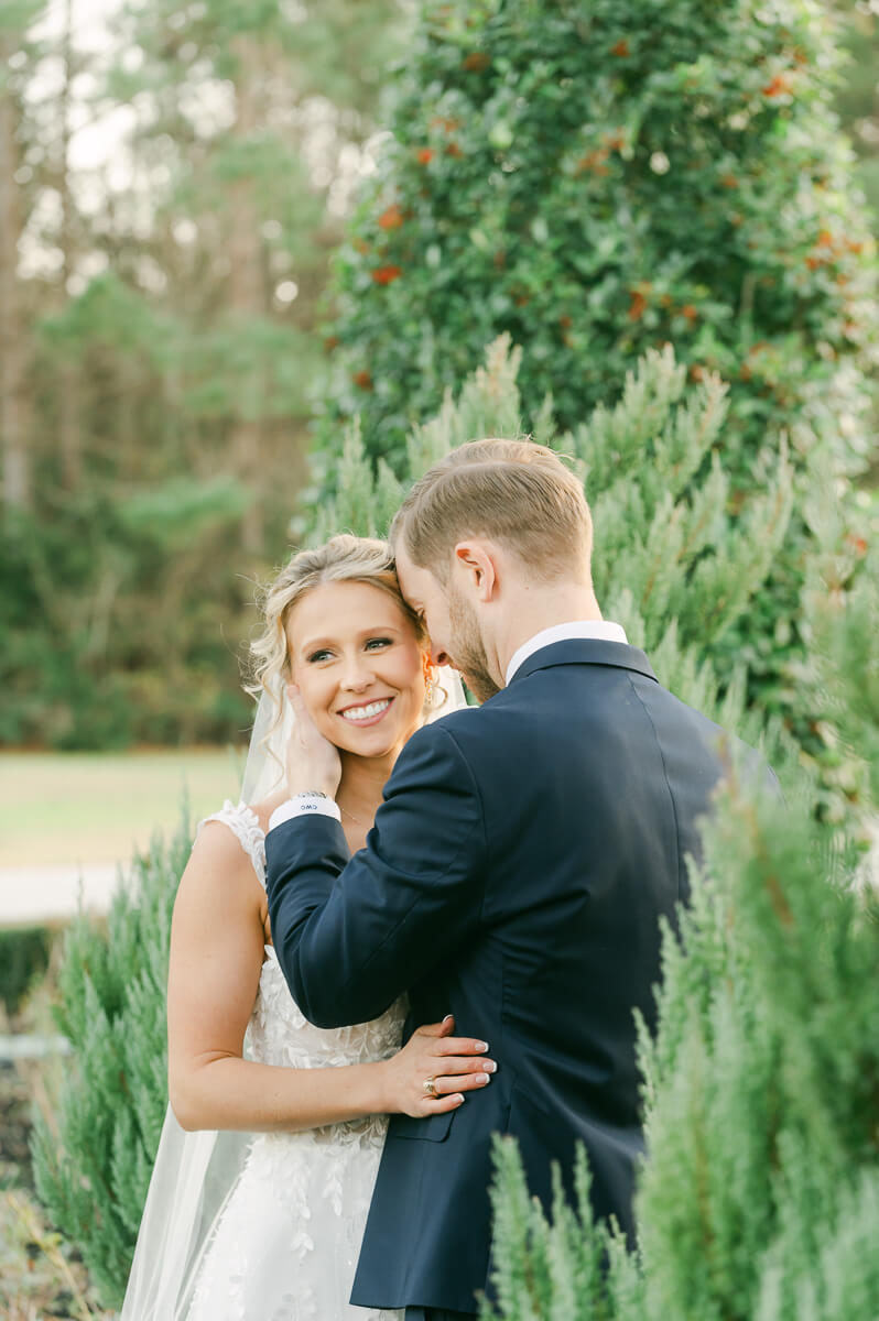 romantic wedding photography by Houston wedding photographer