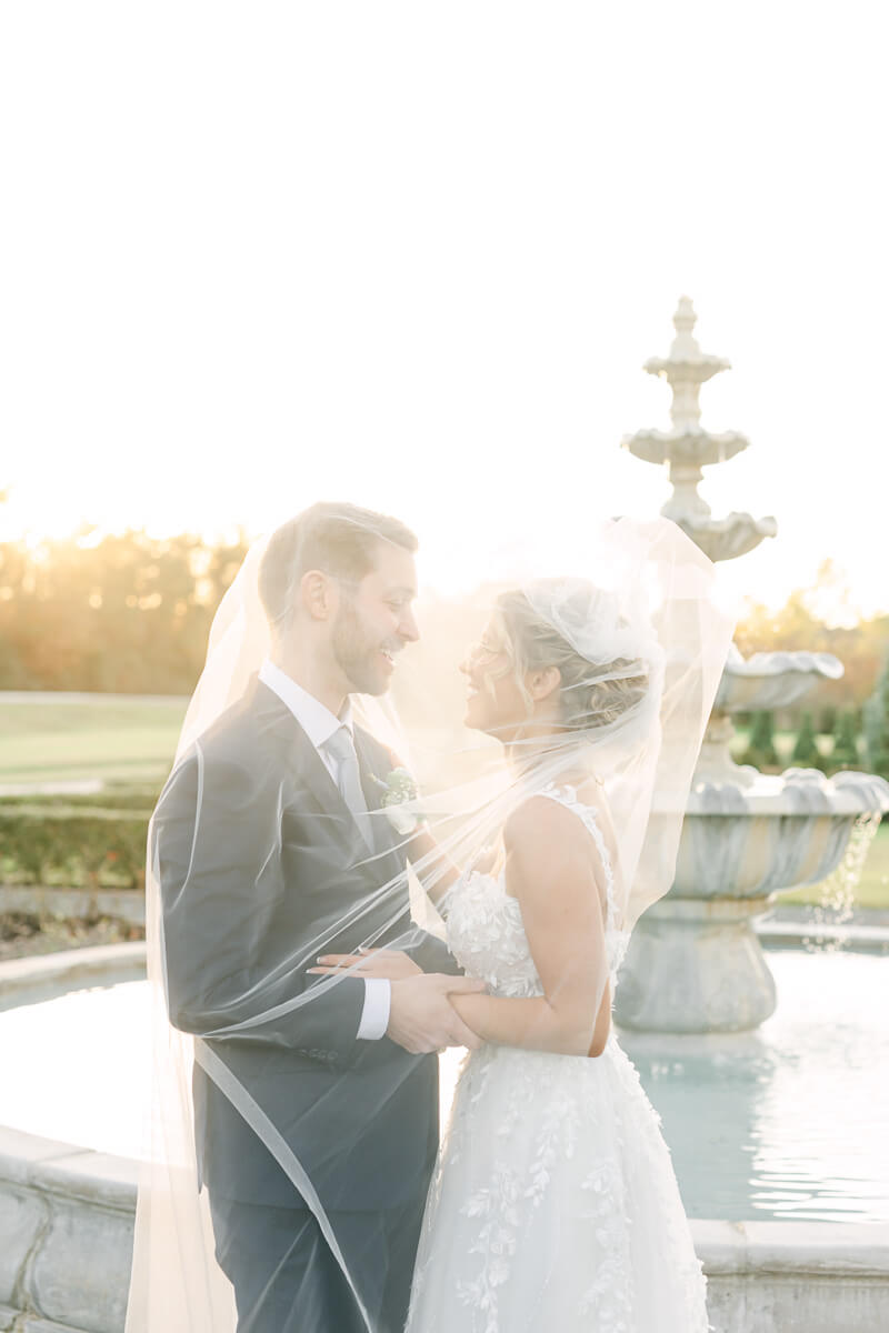 romantic wedding photography by Houston wedding photographer