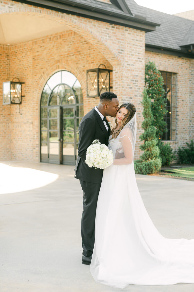 bride and groom at their Iron Manor Wedding