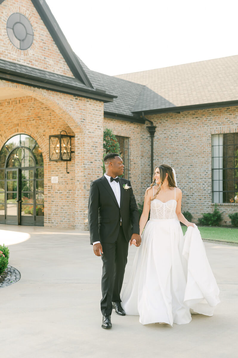 bride and groom at their Iron Manor Wedding