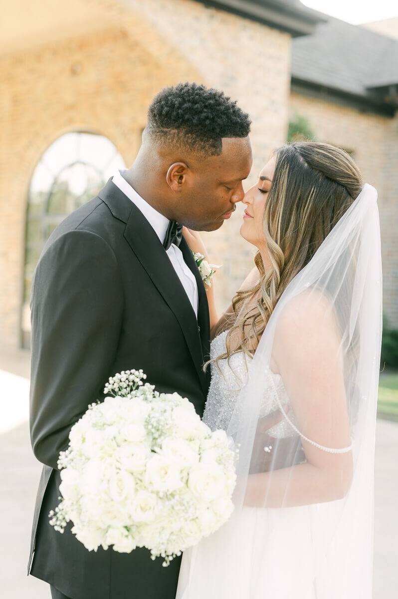 bride and groom at their Iron Manor Wedding