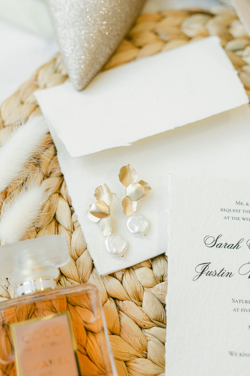 boho wedding details at magnolia grove