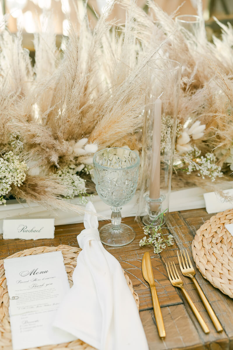 boho wedding reception by houston wedding photographer