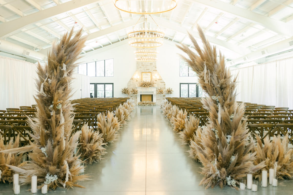 boho wedding ceremony in Anahuac, Tx