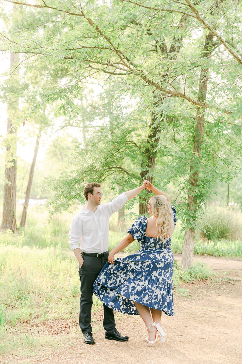 engagement session in Houston, Texas