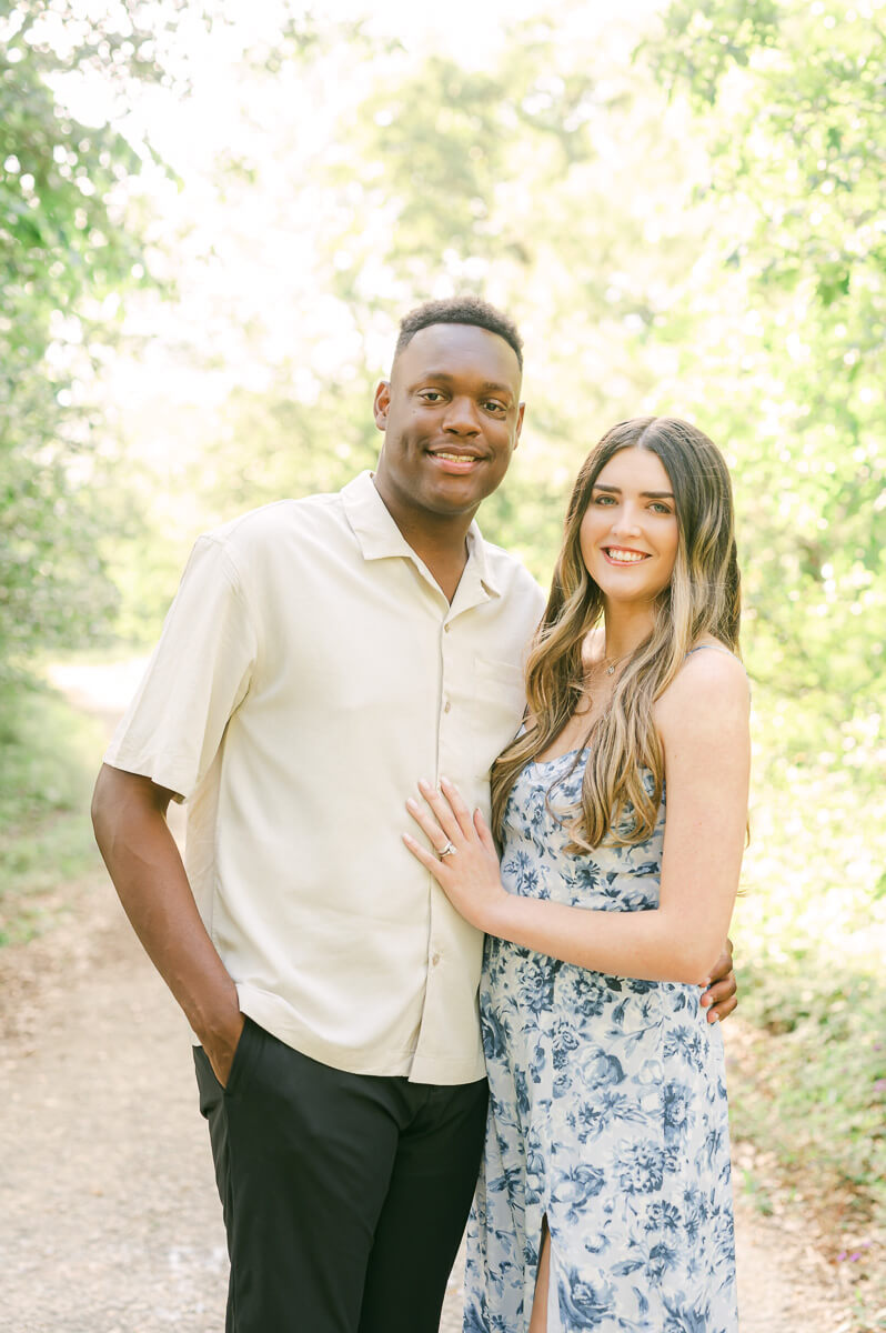 Memorial Park engagement session by Houston wedding photographer