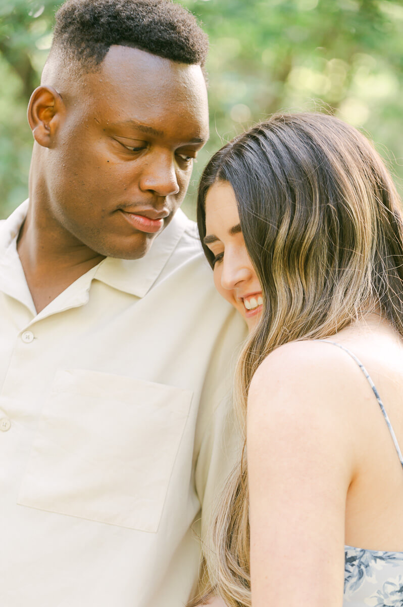 Memorial Park engagement session by Houston wedding photographer