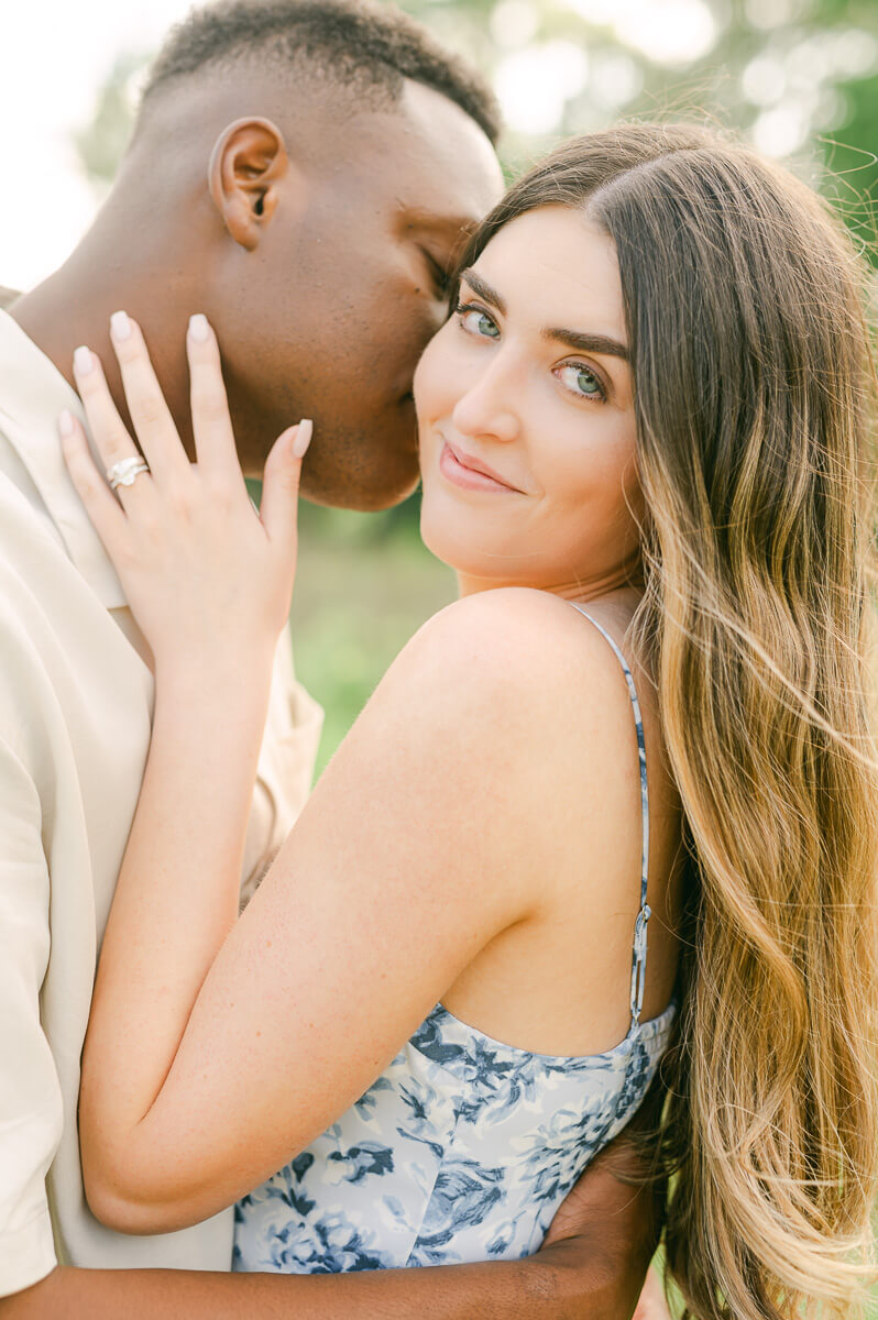 engagement session at Memorial Park in Houston, Texas