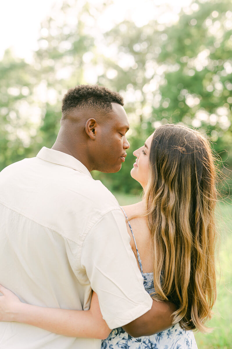 Memorial Park engagement session from Houston wedding photographer