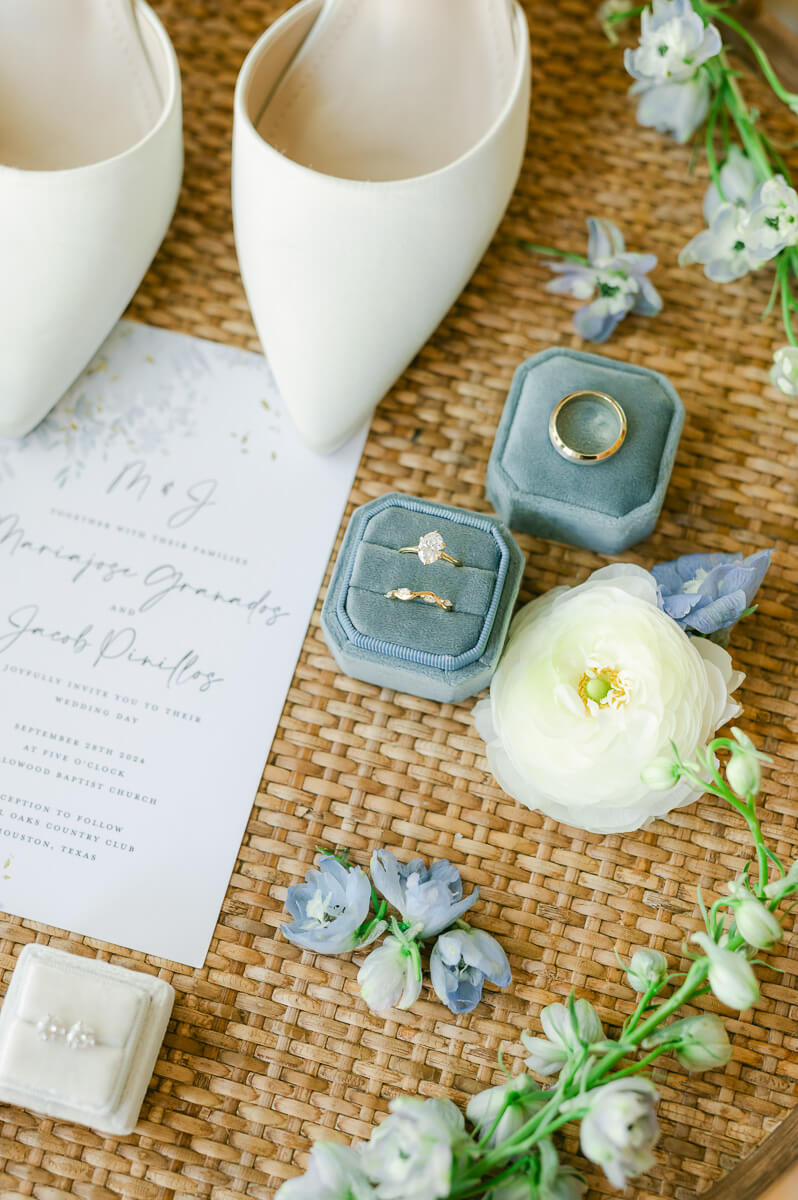 wedding details by Houston wedding photographer