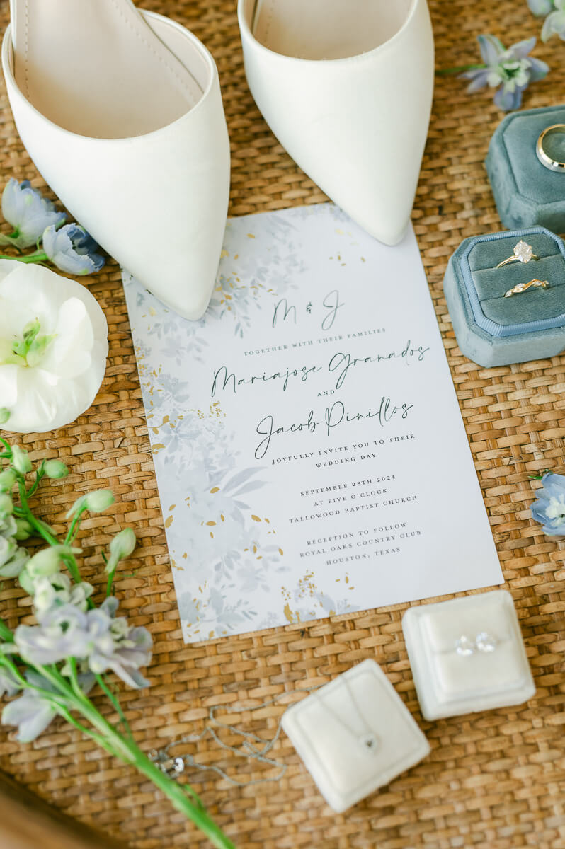 wedding details by Houston wedding photographer