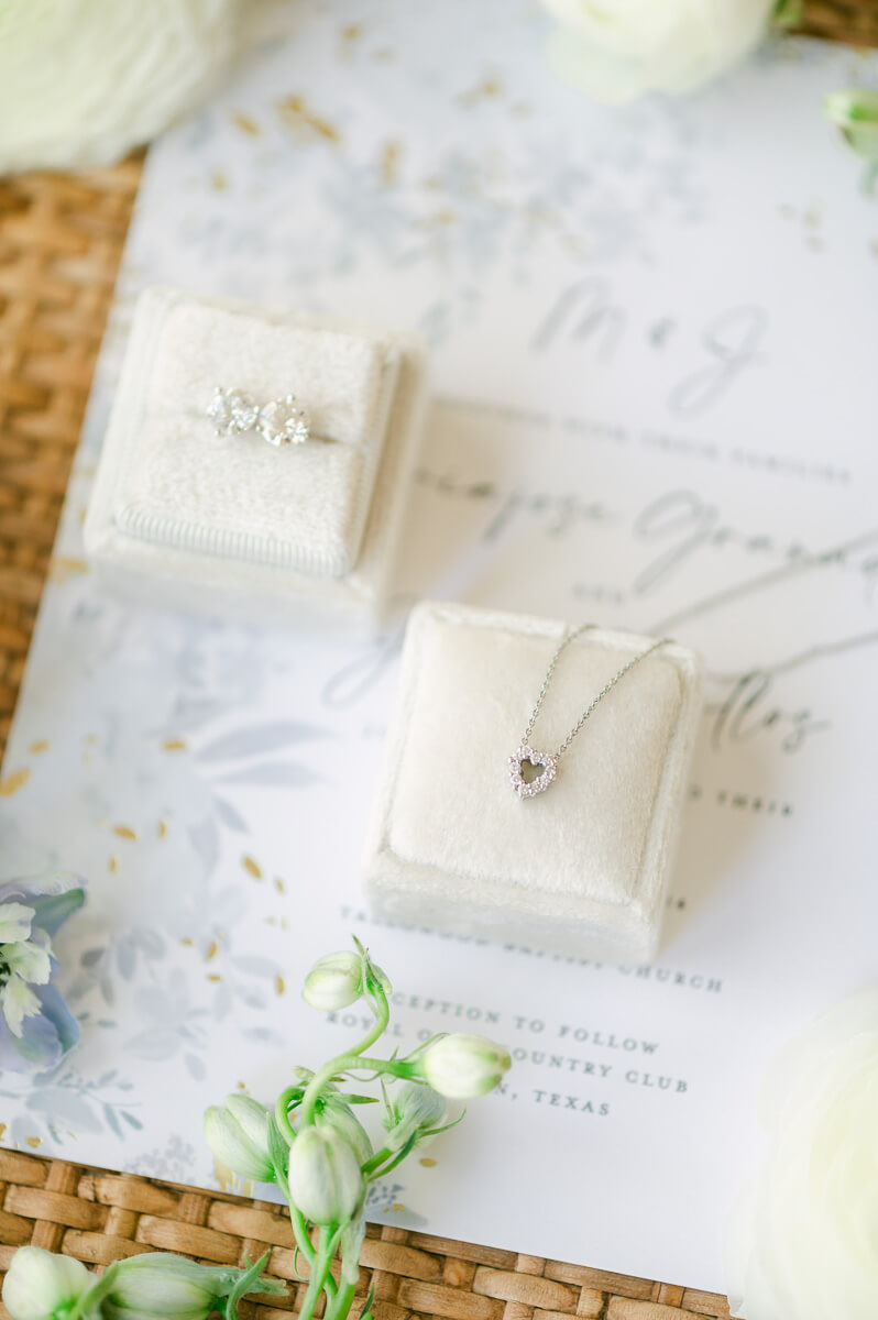 wedding details by Houston wedding photographer