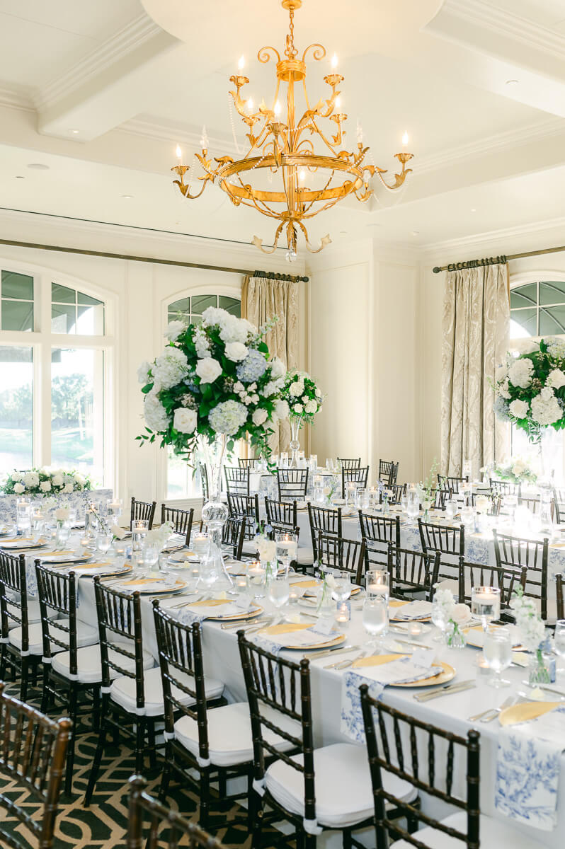 Royal Oaks Country Club Wedding Reception details