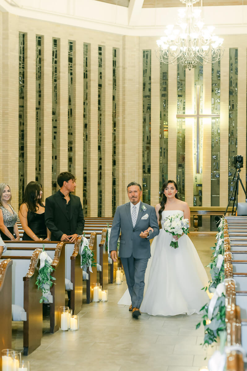 church wedding ceremony by Houston wedding photographer