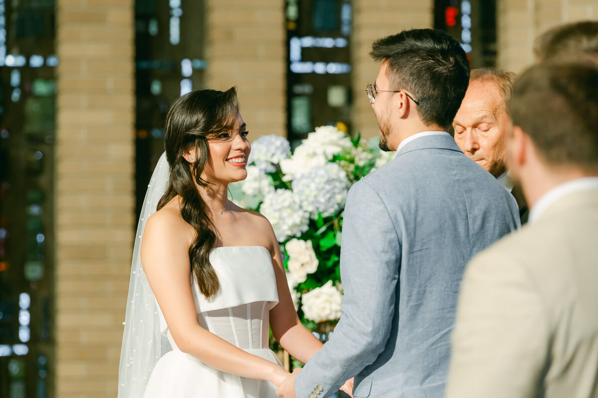 church wedding ceremony by Houston wedding photographer