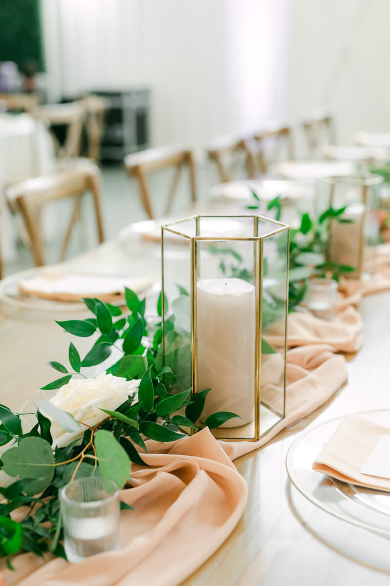 The Farmhouse wedding reception details