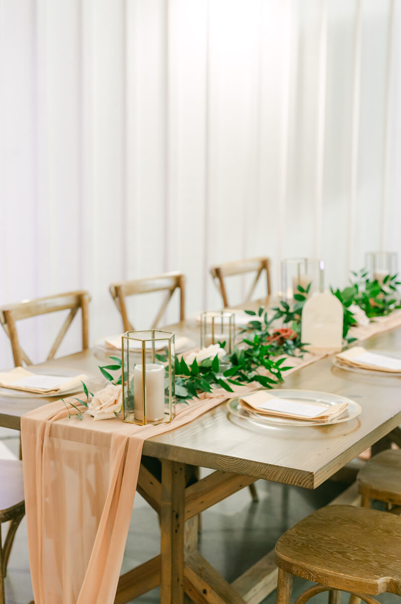 The Farmhouse wedding reception details