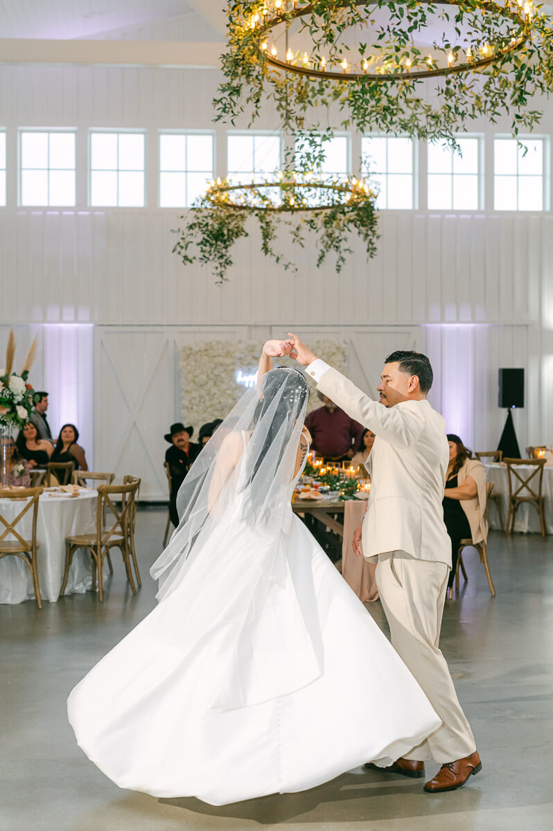 first dance by Houston wedding photographer