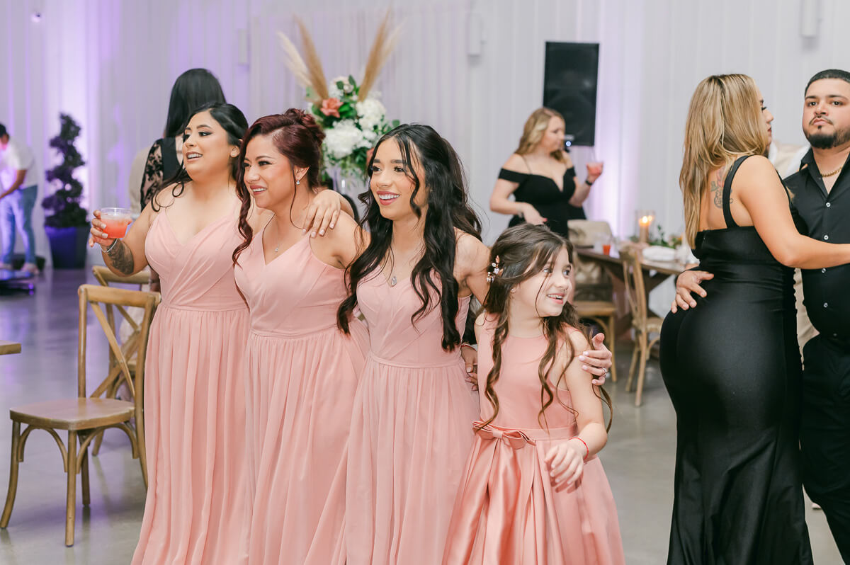 wedding reception by Houston wedding photographer