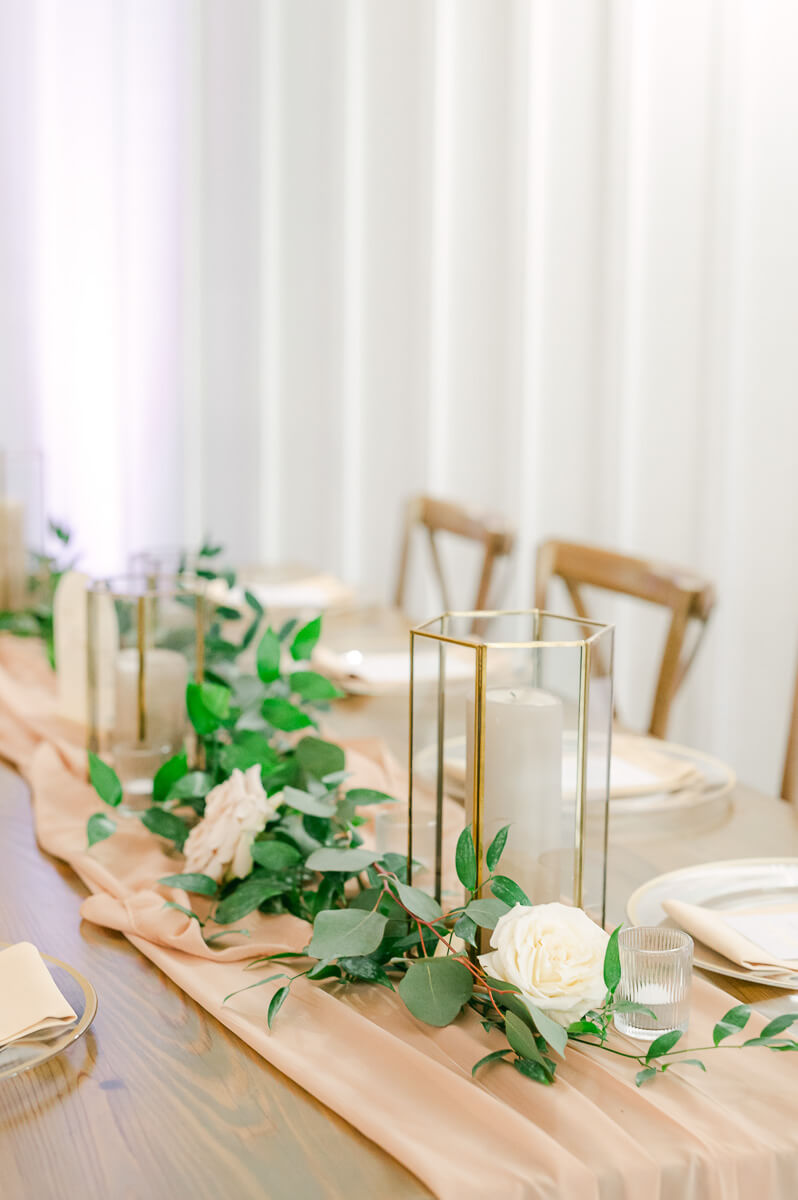 The Farmhouse wedding reception details