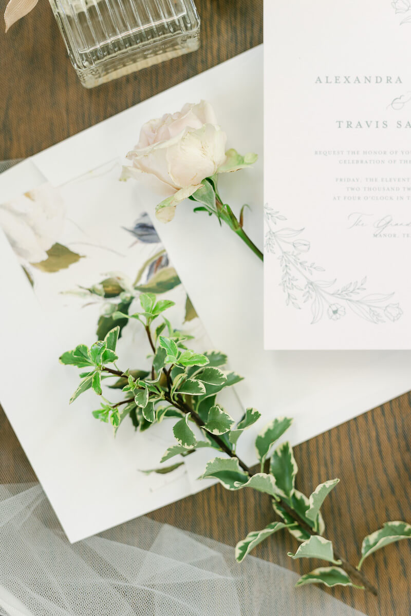 wedding details by houston wedding photographer