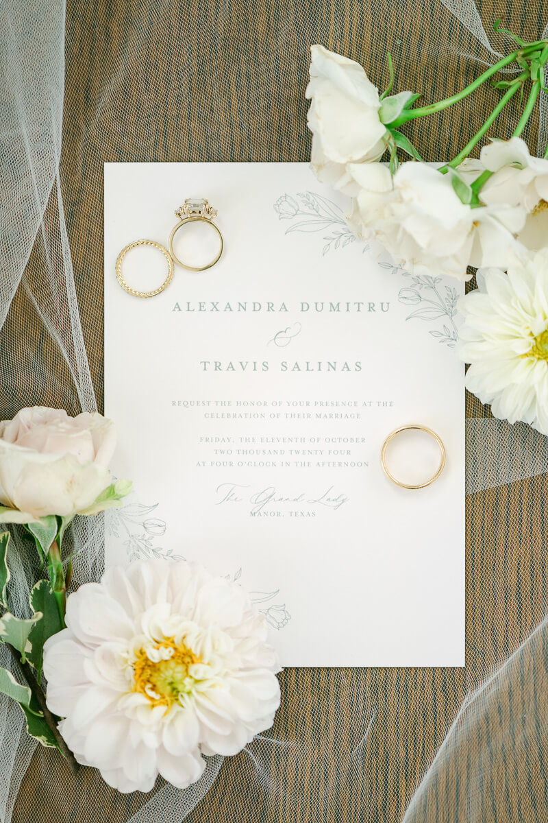 wedding details by houston wedding photographer
