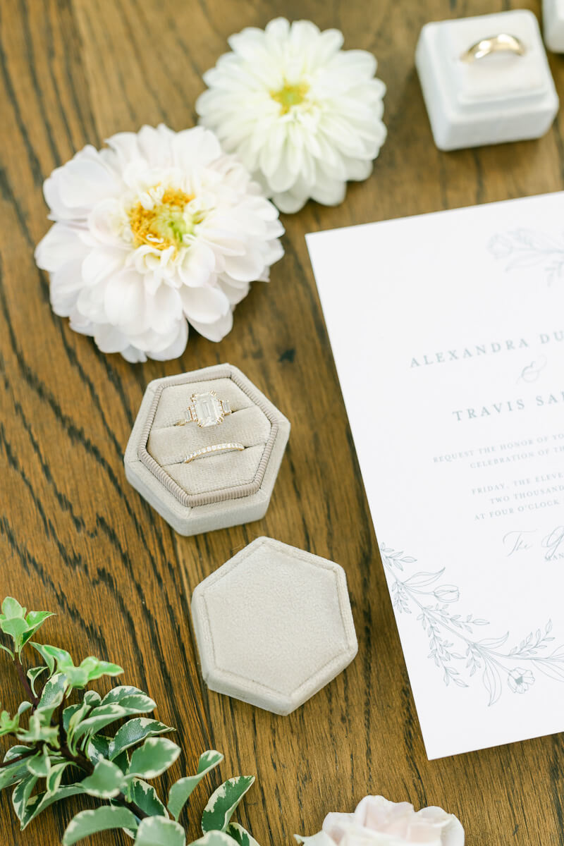 wedding details by houston wedding photographer