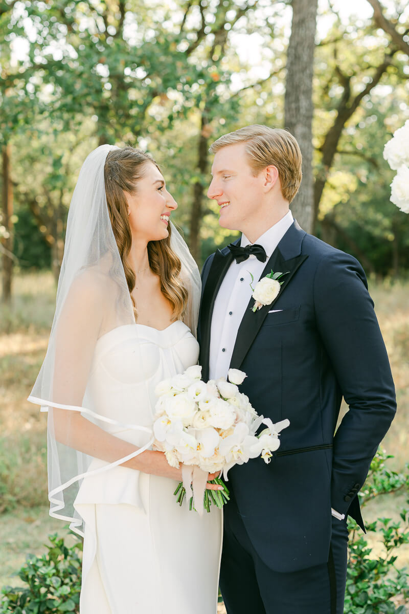 bride and groom at austin, tx wedding venue