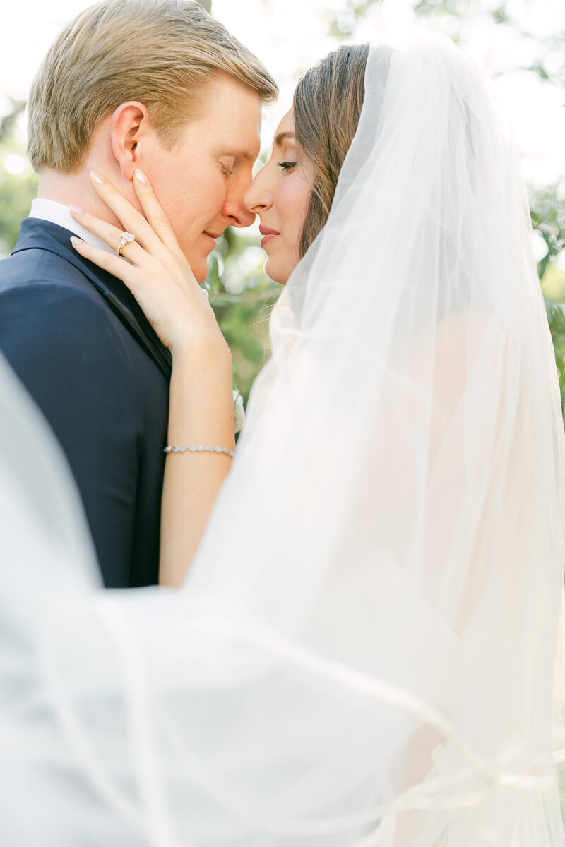 bride and groom posing for houston, tx wedding photographer