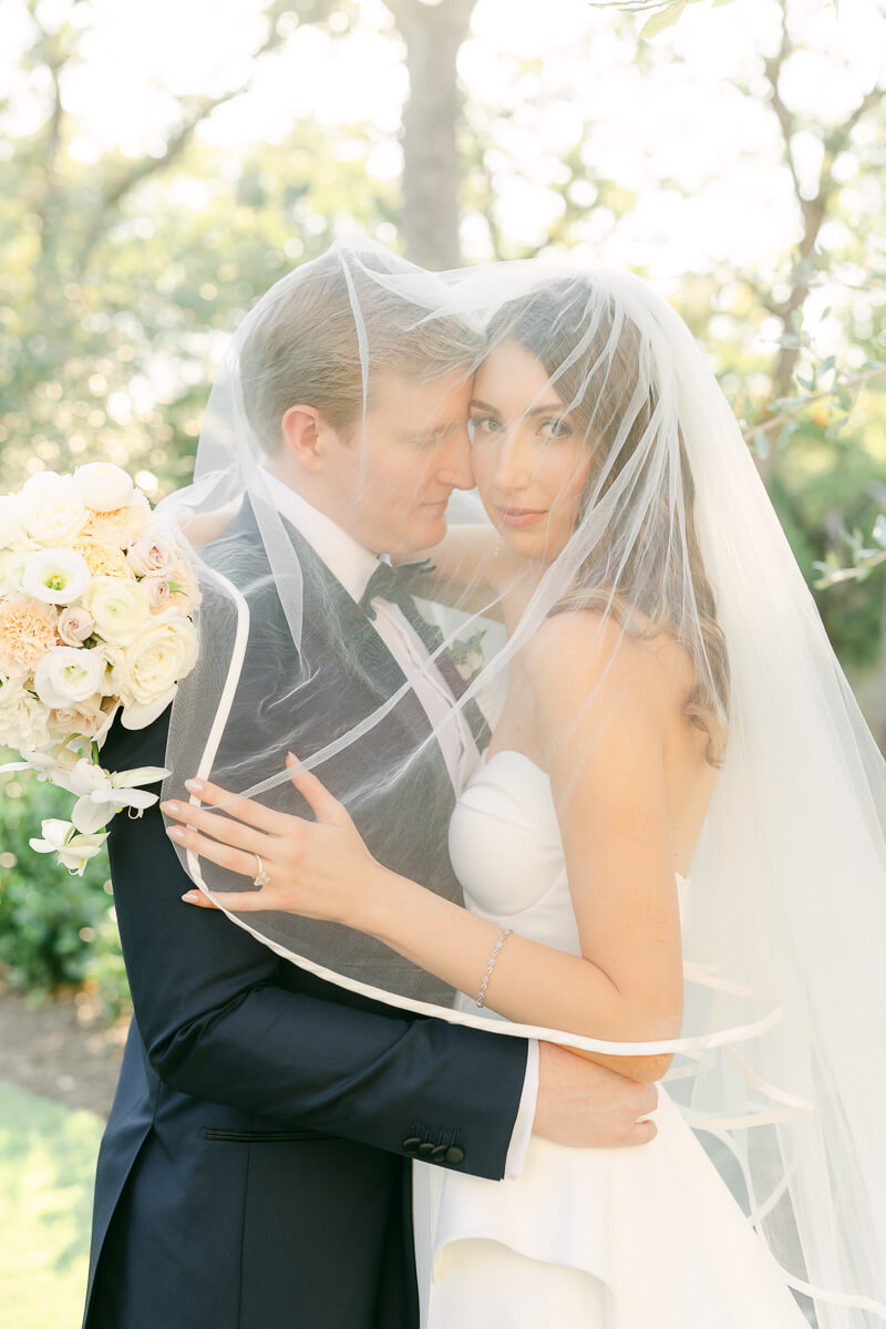 bride and groom posing for houston, tx wedding photographer