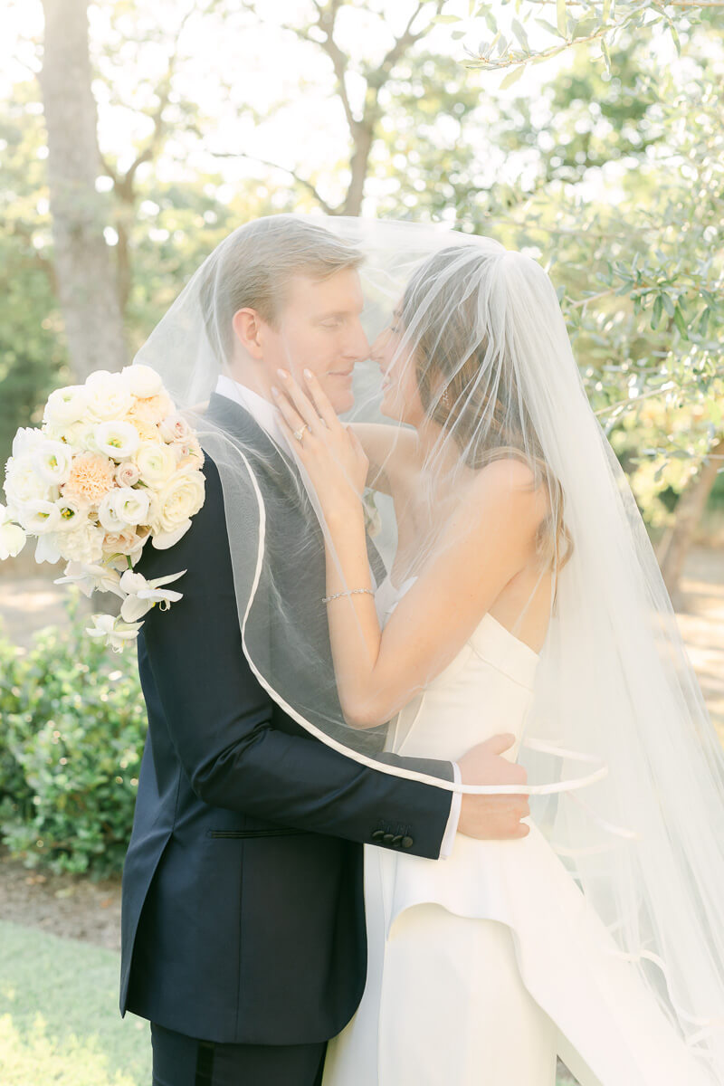 bride and groom posing for houston, tx wedding photographer